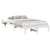 vidaXL Estrutura da Cama Branco 135 x 190 cm