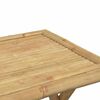 vidaXL Mesa de jardim dobrável 45x45x45 cm bambu