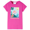vidaXL T-shirt de crian&ccedil;a rosa-escuro 104