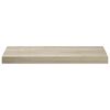 vidaXL Prateleiras parede suspensas 4 pcs 60x23,5x3,8 cm MDF carvalho