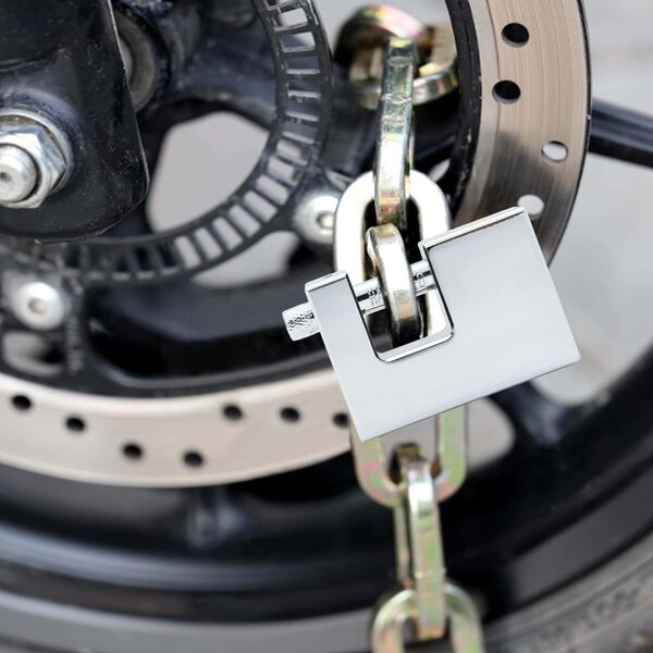 vidaXL Cadeado 2 pcs Prateado 7,9 x 5 x 1,9 cm Ferro