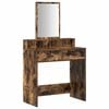 vidaXL Mesa de vestir Carvalho Defumado 79 x 41 x 140 cm
