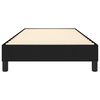 vidaXL Estrutura de cama com molas 100x200 cm tecido preto