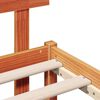 vidaXL Estrutura da Cama Castanho 90 x 190 cm Madeira de pinho maci&ccedil;a