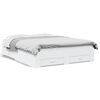 vidaXL Estrutura de cama c/ gavetas 160x200cm derivados madeira branco