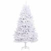 vidaXL &Aacute;rvore de Natal Articulada Artificial Branco 180 cm PVC e A&ccedil;o