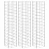 vidaXL Canteiro/gabi&atilde;o elevado 3 pcs 30x30x150 cm ferro