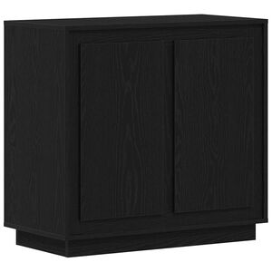 vidaXL Buffet Carvalho Preto 80 x 40 x 75 cm Madeira processada