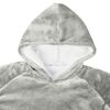 vidaXL Sweatshirt manta Cinzeto xl Fleece e Flanela