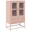 vidaXL M&oacute;vel alto 68x39x111,5 cm a&ccedil;o rosa