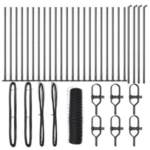 vidaXL Poste de Cerca Cinzento