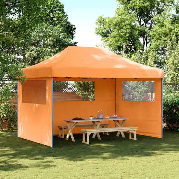 vidaXL Tenda de Festa Laranja 279 x 410 x 315 cm Tecido Oxford