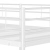 vidaXL Beliche sem colch&atilde;o 107x203 cm a&ccedil;o branco