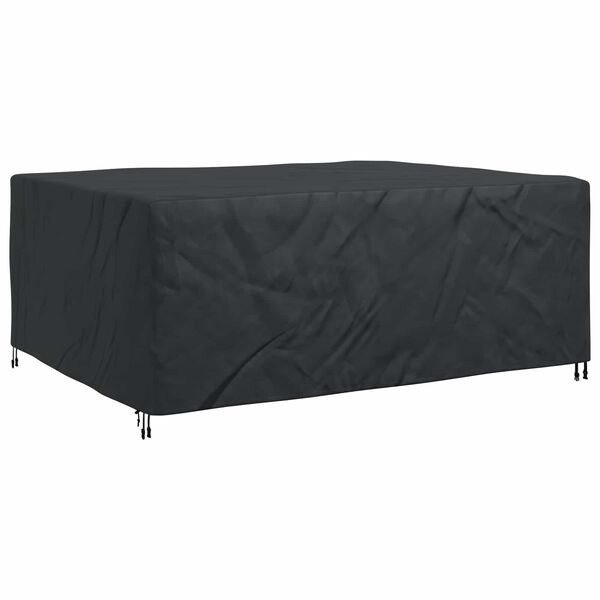 vidaXL Capa para M&oacute;veis Liso Preto 220 x 190 x 85 cm 210D