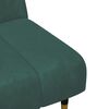 vidaXL 2 pcs conjunto de sof&aacute;s veludo verde-escuro