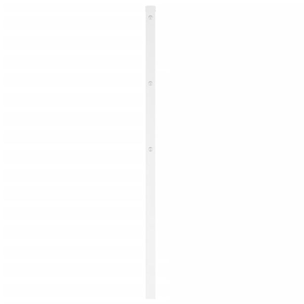 vidaXL Cabeceira de cama 107 cm metal branco