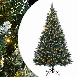 vidaXL &Aacute;rvore de Natal artificial com 150 luzes LED 120 cm