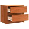 vidaXL Mesas de cabeceira Marrom Cera 40 x 30.5 x 35.5 cm