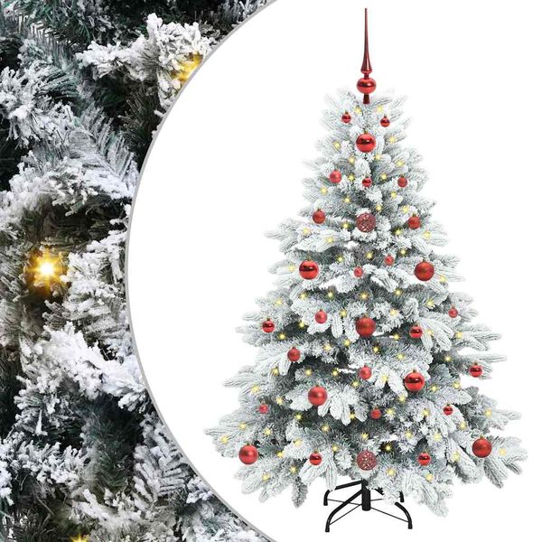 vidaXL &Aacute;rvore de Natal Artificial com 150 LEDs Branco 120 cm PE e PVC