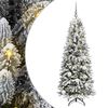 vidaXL &Aacute;rvore de Natal Artificial Branco 150 cm