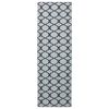 vidaXL Passadeira ORIZ 1150 gsm Padr&atilde;o de malha preta