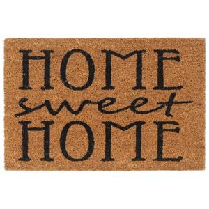 vidaXL Tapete de porta 40x60 cm fibra de coco tufada natural