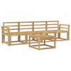 vidaXL Conjunto de Sof&aacute;s para Exterior 5 unid. Branco