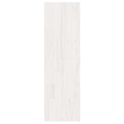 vidaXL Estante/divisória 36x33x110 cm madeira de pinho maciça branco