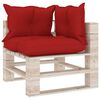 vidaxL Conjunto lounge de paletes p/ jardim 8 pcs c/ almofad&otilde;es pinho