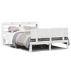 vidaXL Estrutura de cama c/ cabeceira sem colch&atilde;o 140x200 cm branco