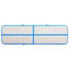 vidaXL Colch&atilde;o de gin&aacute;stica insufl&aacute;vel c/ bomba 600x100x15 cm PVC azul