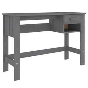 vidaXL Secret&aacute;ria HAMAR 110x40x75 cm pinho maci&ccedil;o cinza-escuro