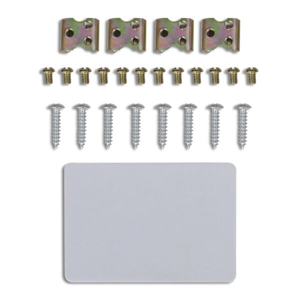 vidaXL Sistema fecho central + 2 comandos + 4 motores 12 V universal