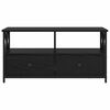 vidaXL Gabinete para TV com gaveta Carvalho Preto 90 x 33 x 45 cm
