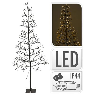 Ambiance Árvore de Natal com 280 luzes LED 150 cm