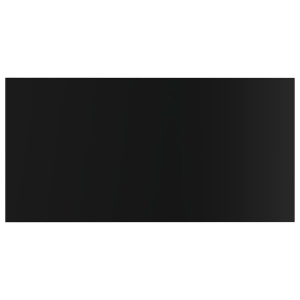 vidaXL Prateleiras para estante 8 pcs 40x20x1,5cm contraplacado preto