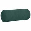 vidaXL Almofadas de Apoio 2 pcs Verde Escuro &Oslash; 15 x 40 cm