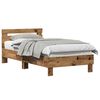 vidaXL Estrutura da Cama Madeira antiga 193 x 95 x 88 cm