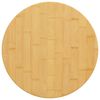 vidaXL Tampo de mesa &Oslash;40x2,5 cm bambu