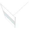 vidaXL Divis&oacute;ria de chuveiro branco 100x195 cm vidro ESG transparente