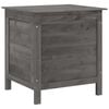 vidaXL Caixa arruma&ccedil;&atilde;o p/ jardim 50x49x56,5 cm abeto maci&ccedil;o antracite