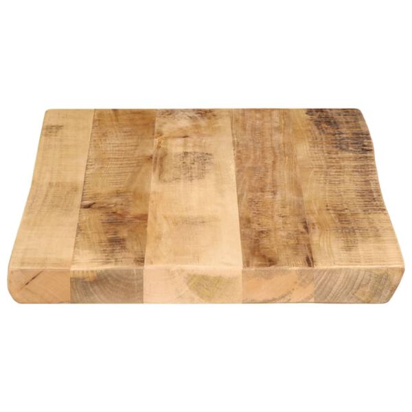 vidaXL Tampo de mesa c/ borda viva 60x40x3,8cm mangueira áspera maciça