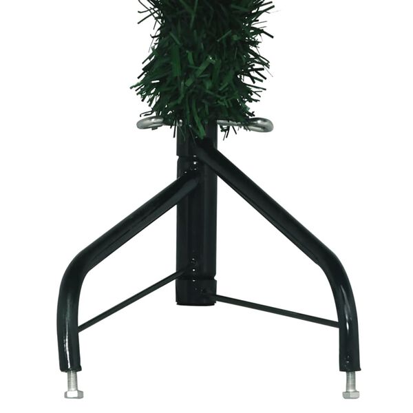 vidaXL &Aacute;rvore de Natal artificial de canto 180 cm PVC verde