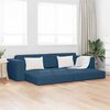 vidaXL Sof&aacute;-Cama Azul Marinho 245 x 78 x 77 cm tecido