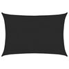 vidaXL Para-sol estilo vela 160 g/m&sup2; 2x2,5 m PEAD preto