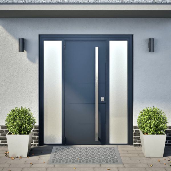 vidaXL Vaso/floreira de jardim 2 pcs 40x40x40 cm a&ccedil;o inoxid&aacute;vel