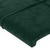 vidaXL Estrutura de cama sem colch&atilde;o 140x190 cm veludo verde-escuro