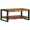 vidaXL Mesa de centro multicor 90x50x38 cm madeira maci&ccedil;a recuperada