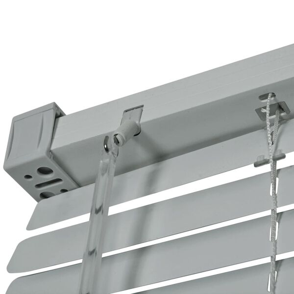 vidaXL Persianas em alum&iacute;nio 140x220 cm prateado