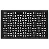 vidaXL Tapete de porta retangular 45x75 cm borracha